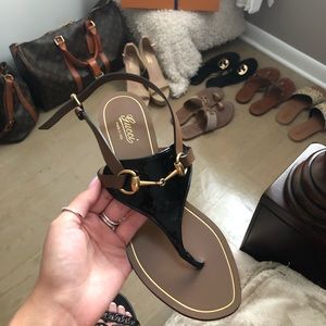 Gucci horsebit sandals